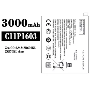 Batteri C11P1603 til Asus Zen GO 6.9