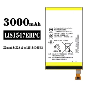Batteri LIS1547ERPC til Sony Z2 mini / Z2A