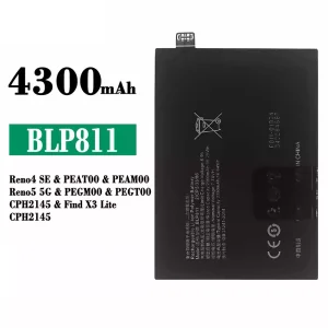 Batteri BLP811 til OPPO Reno 4 SE / Reno 5 5G / Find X3 Lite
