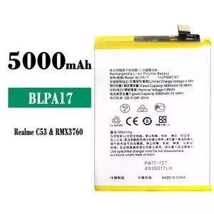 Batteri BLPA17 til OPPO Realme C53 / C67 NFC / C65 4G / C67 4G