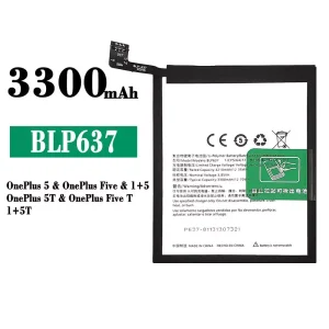 Batteri BLP637 til OnePlus 5 / OnePlus 5T