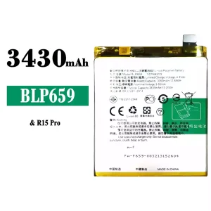 Batteri BLP659 til OPPO R15 Pro
