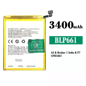 Batteri BLP661 til OPPO A3 / Realme 1 India / F7