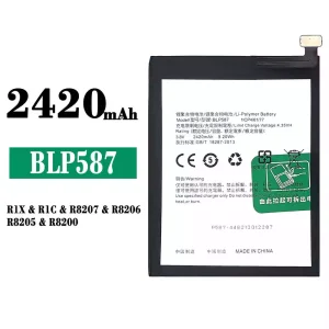 Batteri BLP587 til OPPO R1X/R1C