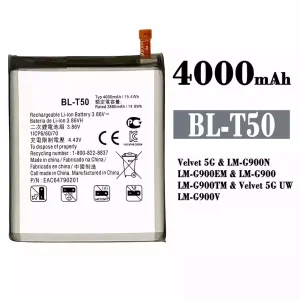 Batteri BL-T50 til LG Velvet 5G
