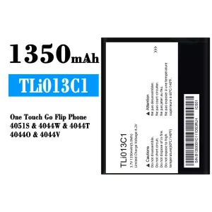 Batteri TLi013C1 til Alcatel One Touch Go Flip Phone 4051S/4044W/4044T/4044O/4044V