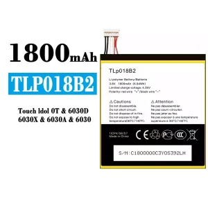 Batteri TLP018B2 til Alcatel Touch idol OT