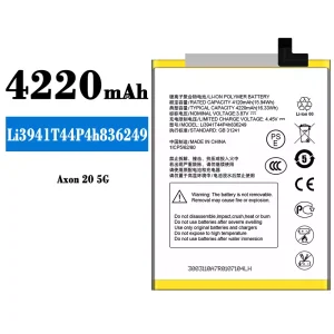 Batteri Li3941T44P4h836249 til ZTE Axon 20 5G