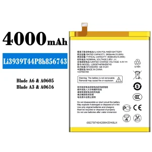 Batteri Li3939T44P8h856743 til ZTE Blade A6/A3