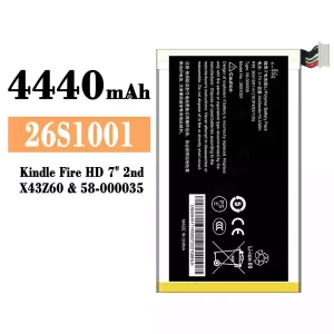 Batteri 26S1001 til Amazon Kindle Fire HD 7"2nd/58-000035