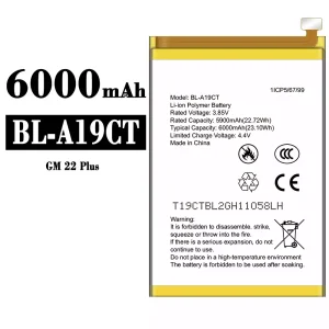 Batteri BL-A19CT til General Mobile GM 22 Plus