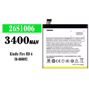 Batteri 26S1006 til Amazon Kindle Fire HD 6/58-000092