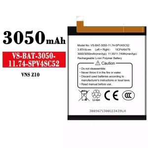 Batteri VS-BAT-3050-11.74-SPV4SC52 til VESTEL VNS Z10