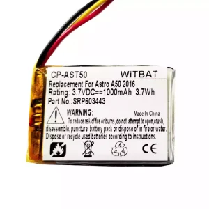 Nyt batteri til hovedtelefoner Astro A50,Astro A20,Astro A38,HyperX Cloud Core Wireless