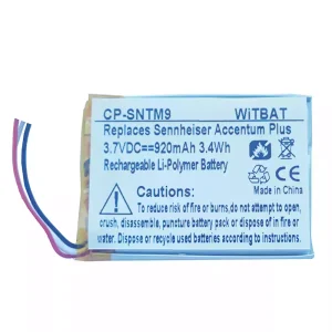 Nyt batteri til hovedtelefoner Sennheiser ACCENTUM,ACCENTUM Plus