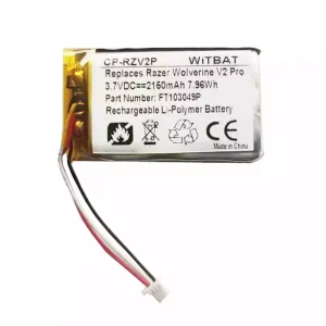 Nyt batteri til hovedtelefoner Razer Wolverine V2 Pro,FT103049P