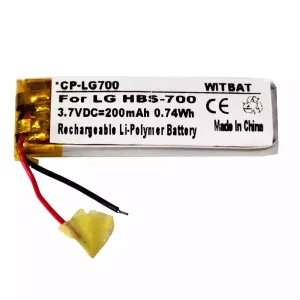 Nyt batteri til hovedtelefoner LG TONE-TNP3,LG HBS-700,HBS-750,HBS-770,HBS-910,HBS-820S