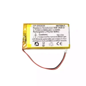 Nyt batteri til hovedtelefoner Sennheiser HDE 2020-D,HDE 2020-D II,HDE 2020-II