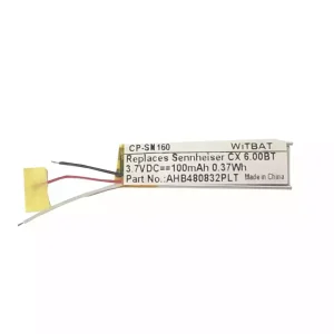 Nyt batteri til hovedtelefoner Sennheiser CX Sport,CX 6.00BT,CX 150BT,CX 350BT,OPPO Enco M31