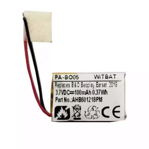Nyt batteri til hovedtelefoner B&O Beoplay Earset 2018,Jabra Talk 15 SE,AHB601218PM