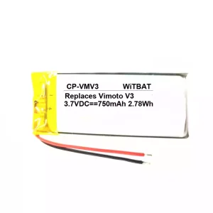 Nyt batteri til hovedtelefoner Vimoto V3,V6