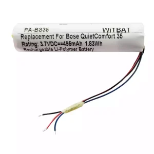 Nyt batteri til hovedtelefoner BOSE QuietComfort 45,QC45,QuietComfort QC35 & QC35 II