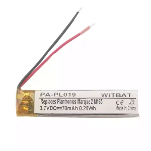 Nyt batteri til hovedtelefoner Plantronics Marque 2 M165,M180 LSSP321036AB