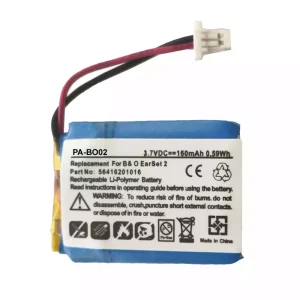 Nyt batteri til hovedtelefoner Bang & Olufsen EarSet 2,56416201016