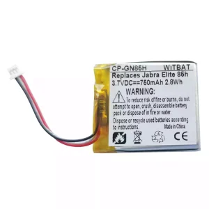 Nyt batteri til hovedtelefoner Jabra Elite 85h,Jabra Elite 75t,Evolve2 85,PL661935V