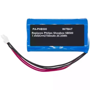Nyt batteri til højttaler Philips ShoqBox SB500