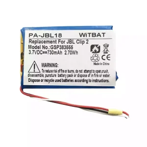 Nyt batteri til højttaler JBL Clip 2,P044052 GSP383555