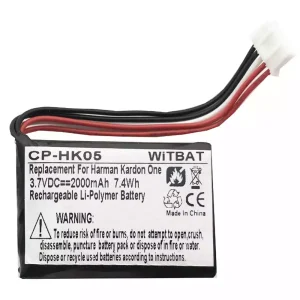 Nyt batteri til højttaler Harman Kardon One,Flip 2 (2014),PR-652954